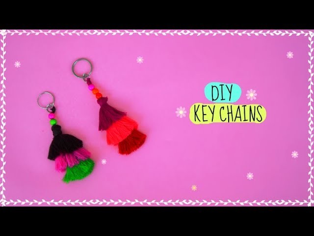 DIY Key Chains | How to make tassel key chains
