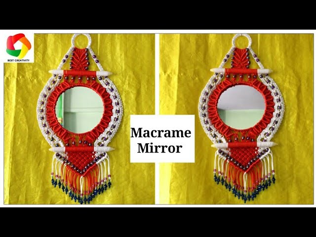 Diy Macrame Mirror New Design - Macrame Mirror Wall Hanging New Design