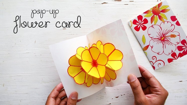 DIY Pop-up Flower Card
