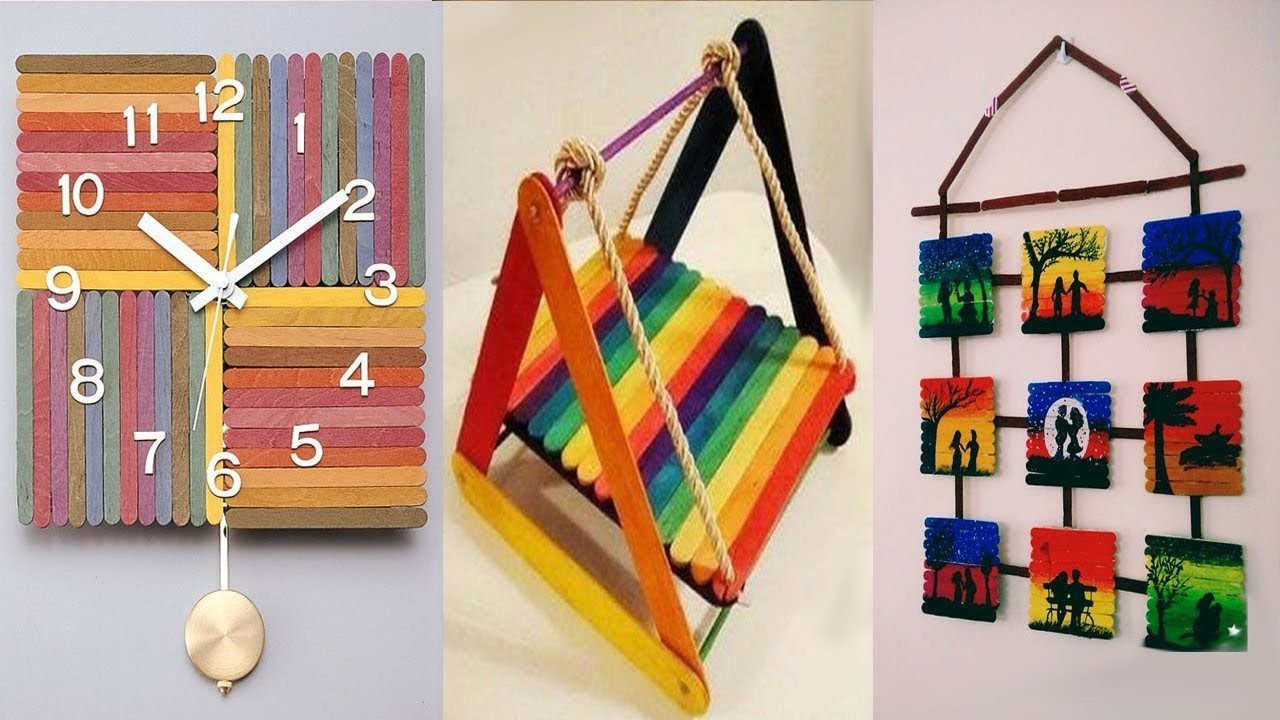 Diy Room Decor 10 Amazing Diy Popsicle Stick Crafts Ideas Diy Craft Ideas