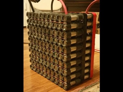 DIY RV PowerWall 18650 Battery Holder Build 3 Buss Bar