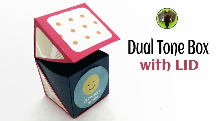 Dual tone Surprise Gift Box with Lid - DIY Tutorial - 894