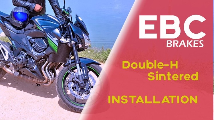 EBC Double-H Brakes| DIY Install | Kawasaki Z800 | & Rotor Noise Demo |