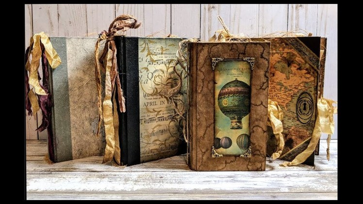 Four Journals for the Etsy store (all Sold, thank you!)