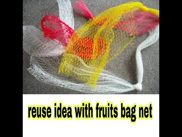 Hair accessories Reuse Ideas with Net Fruit bags | Best Out Of Waste