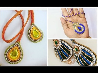 Hand Made Blouse Hangings Same Like Aari Style.Very Easy To Make (DIY) TAMIL