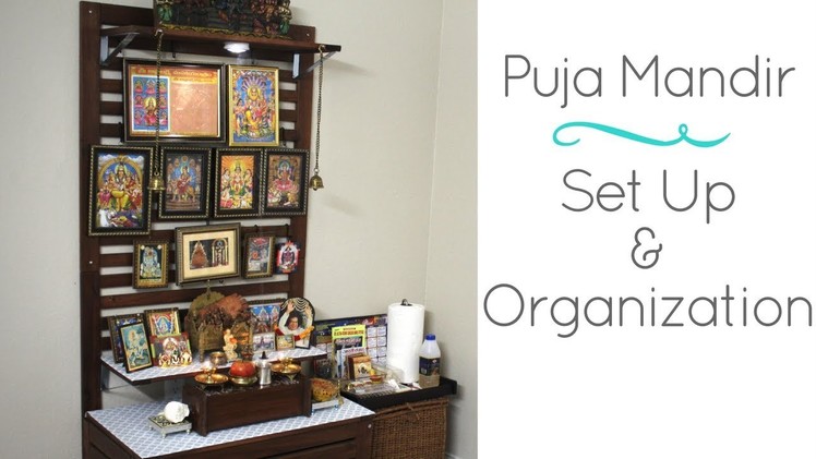 Home Puja Mandir In US- Ikea Hack For DIY Home Temple Set up & Organization