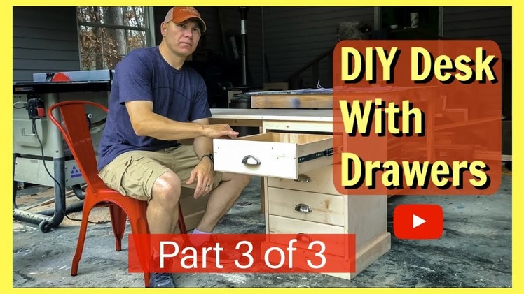 How to Build a Desk With Drawers (DIY) (Part 3 of 3)