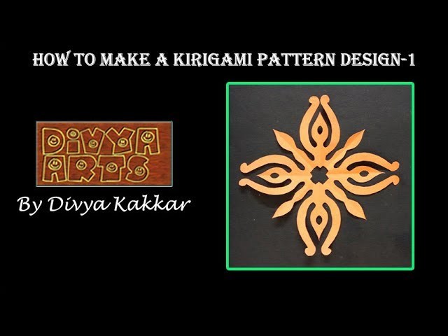 How To Make A Kirigami Pattern Design 1 How To Make A Kirigami Pattern Design 1
