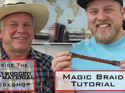 How To Make A Leather Bracelet (Magic Braid Tutorial) | Leather Craft Basics No. 5