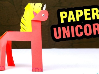 How To Make A Paper Unicorn | DIY Paper Craft Ideas For Children | Unicorn With Paper | Easy DIY