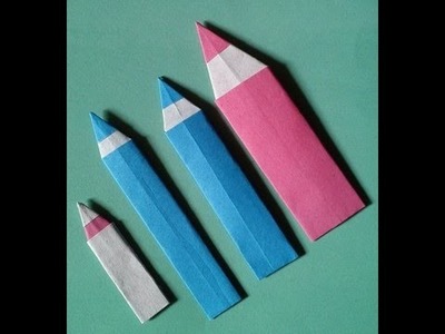 How to Make a Pencil Shaped Bookmark ✎ ✎