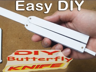 How to make Butterfly knife from Cardboard - EASY TUTORIAL