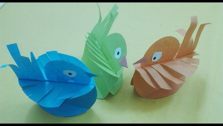 How to make Easy paper Birds - simple craft activity for kids|Mr.Paper crafts
