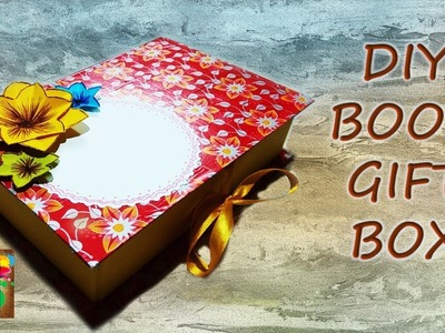How to make gift box for birthday,gift box,book box,Diy,tutorial,ideas,making with paper,making
