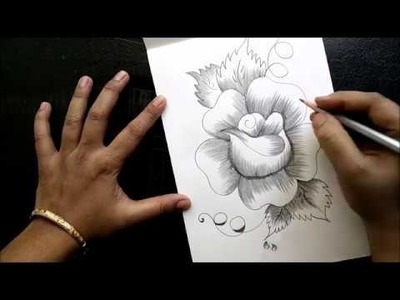 How to shade a rose perfectly