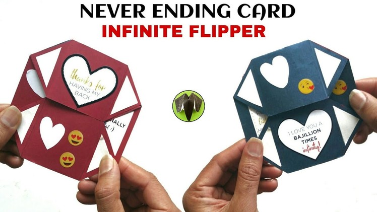 Infinite Flipper | Never Ending card - DIY tutorial - 896