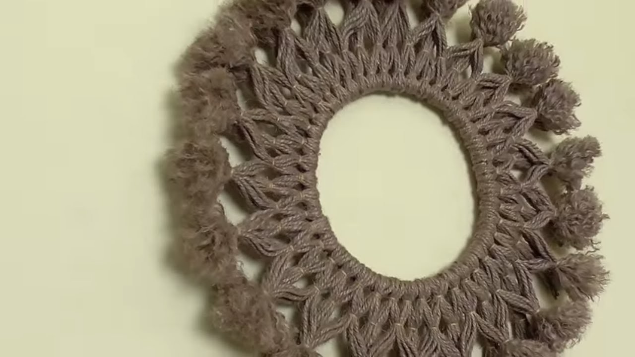 Jute Circle Art || Wall Hanging Craft Idea Using Jute || Handmade Craft