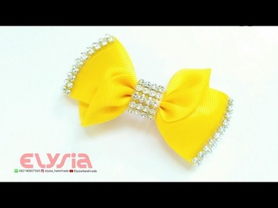 Kansazhi Hair Bow - Ribbon Bow | DIY by Elysia Handmade