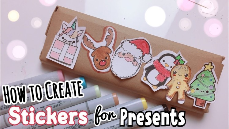 KAWAII STICKERS for PRESENTS!???? ( Cheap&Easy )
