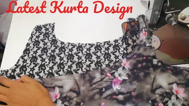 Latest trendy kurta front design with all tips.transi neck design