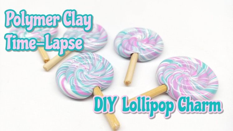 Lollipop Charm : Polymer Clay Tutorial : DIY Crafts : Swirl Lollipop Charm Tutorial