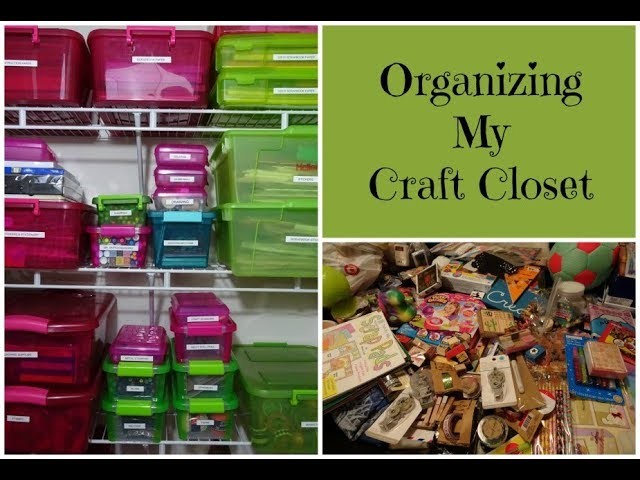 Organizing & Decluttering My Craft Closet
