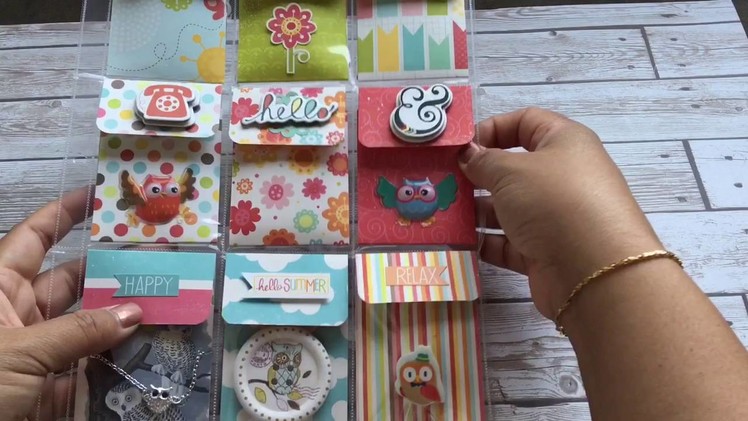 Owl themed Pocket Letter : Outgoing