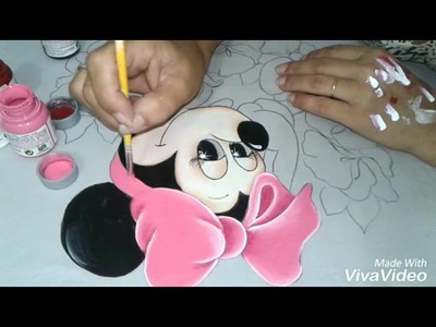 Pintando a Minnie - com Laurenice Amorim  Parte 3