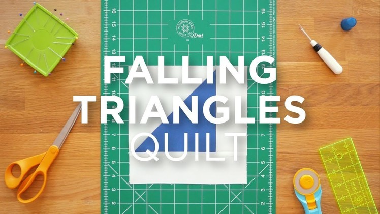 Quilt Snips Mini Tutorial - Falling Triangles