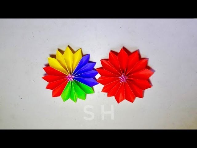 কাগজের ফুল | Kagojer Ful | DIY Paper Craft : Paper Flower