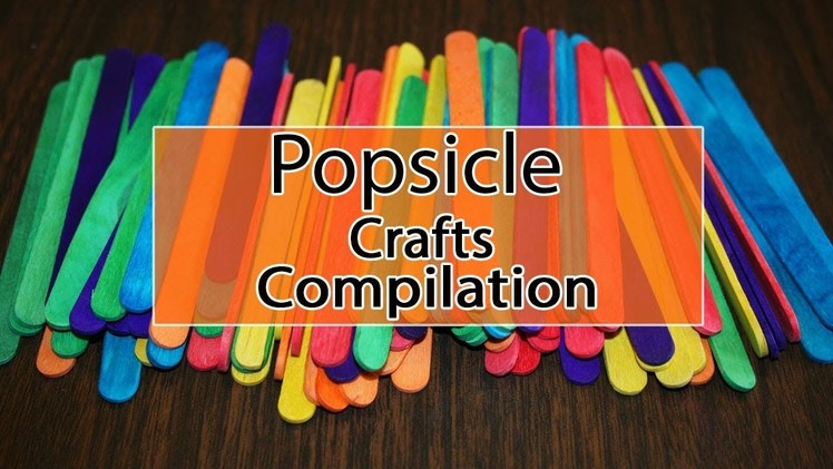Top 5 DIY Popsicle Stick Craft Compilation | Easy photo frames ideas