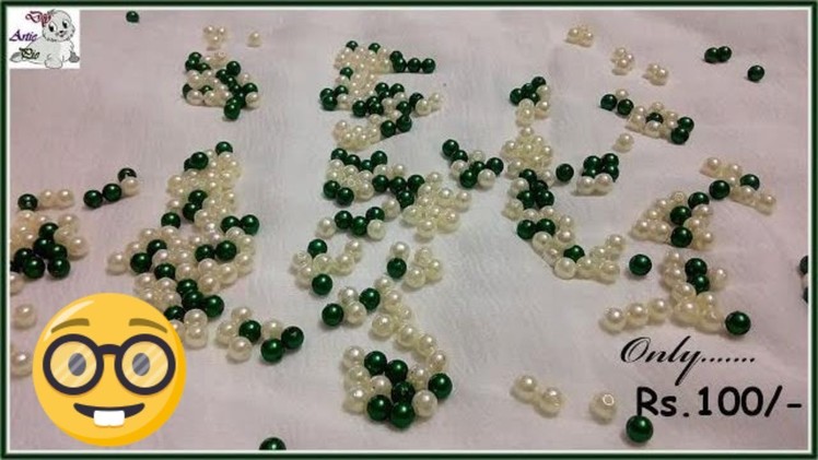 #141 Make A Simple But Beautiful Pearl Beaded Bracelet By DiyArtiePie || Diy || Jewellery Making