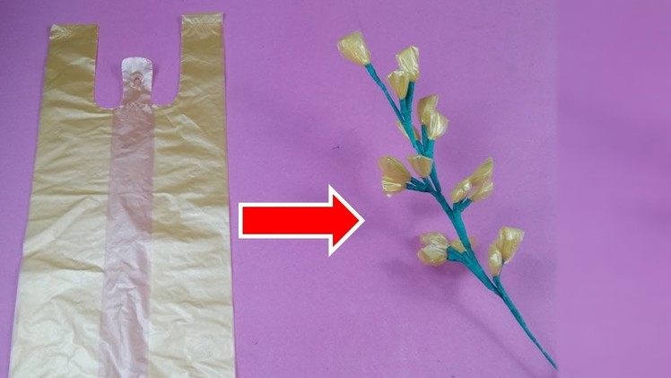 Art Valley | How to make a beautiful bunch with polythene bag