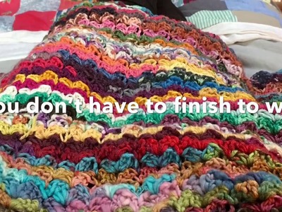 CAL by The Autumn Acorn Knits - Hydrangea Stripe Scrappy Blanket Crochet-a-Long