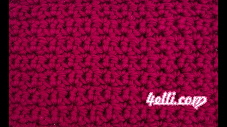 Crochet Alternate Stitch - Left Hand Tutorial (EN)