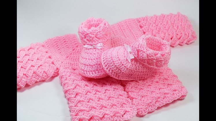 Crochet baby shoes very easy