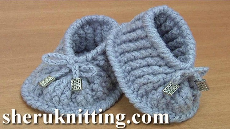 Crochet Baby Slippers Tutorial 284 Crochet for Baby