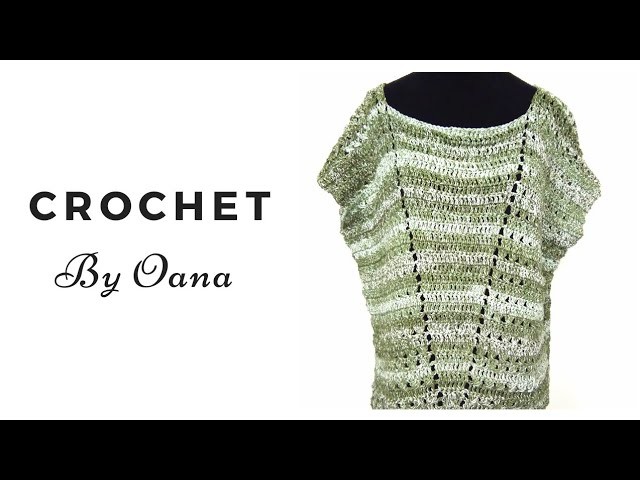 Crochet summer blouse by Oana