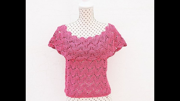 Crochet very easy  blouse for women