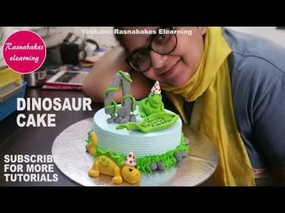 Dinosaurs:Kids Birthday Cake