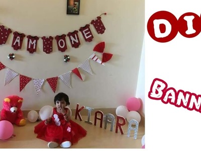 DIY 12 months old Banner | DIY Party Decoration | C.A.N