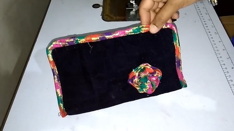 Easy and Simple Fabric Purse Making At Home || How To Make Purse.Pouch With Waste Cloth || DIY Purse