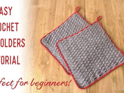 Easy Crochet Potholders Tutorial - Perfect Project For Beginners