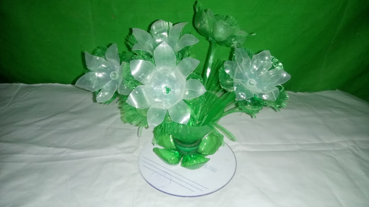 Easy plastic bottle flower.How to make Wonderful flower from plastic