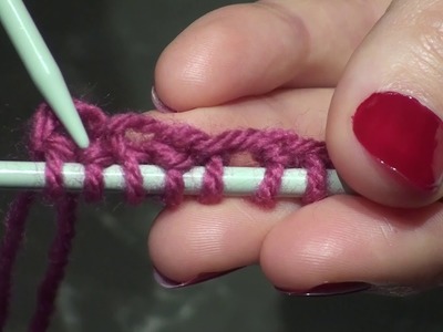 Episode 5 - TRICOT. KNITTING : Point de côtes. Point of coasts