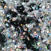 Holographic Dark Gray Black Cellophane Glitter Flakes Bag Glitter Flakes Cellophane Flakes Iridescent Flakes Nail Mylar Flakes
