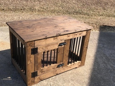 How to build a Dog Crate | Made with 2x4’s and Rebar