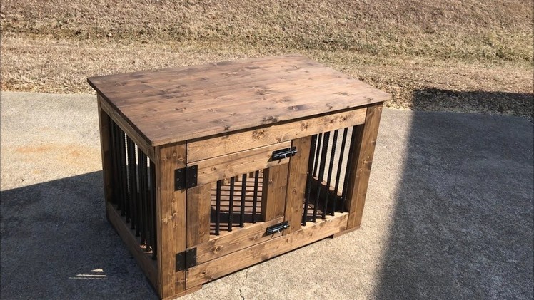 How to build a Dog Crate | Made with 2x4’s and Rebar