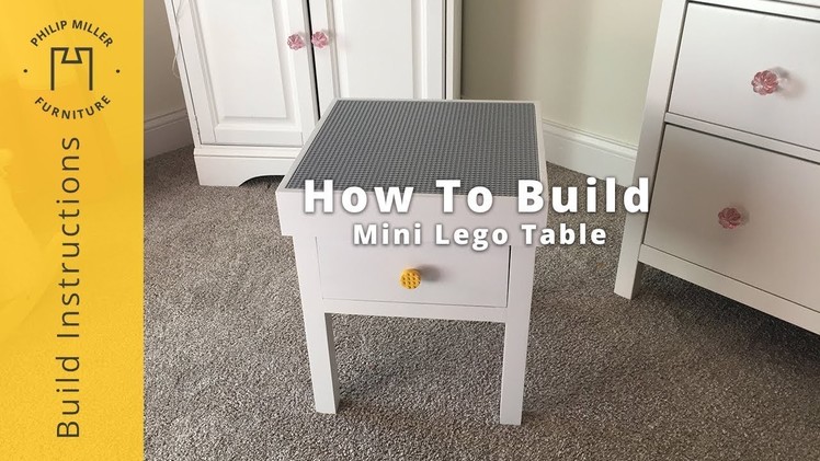 How to Build a Mini Lego Table DIY Project | Woodworking
